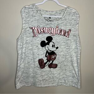 Disney Disneyland Mickey Mouse Heather Gray and Rose Gold size 1X